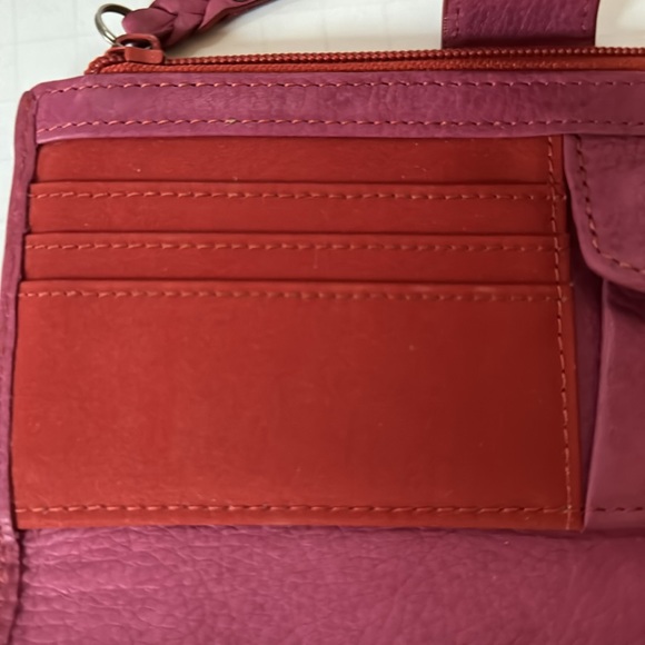 Fossil Wallet Floral Multi Color Faux Leather - Picture 7 of 9